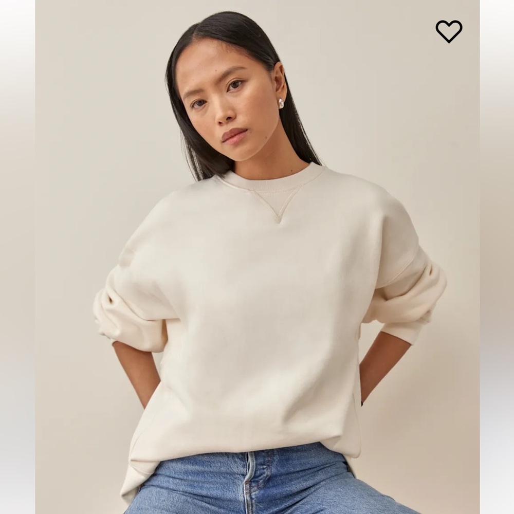 NWT Reformation vintage oversized crewneck sweatshirt - size S